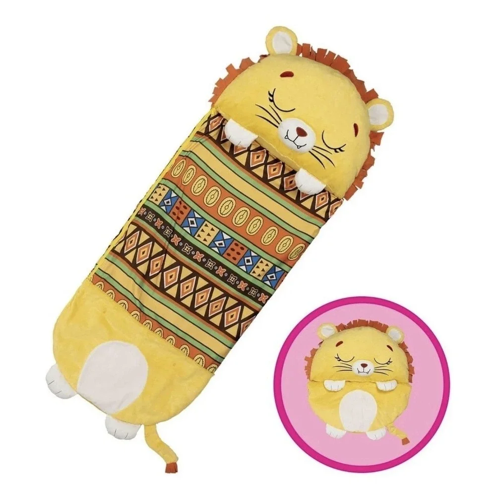 Happy Nappers: Pillow & Sleepy Sack: Medium‎ - Lion Lex - 54 x 20